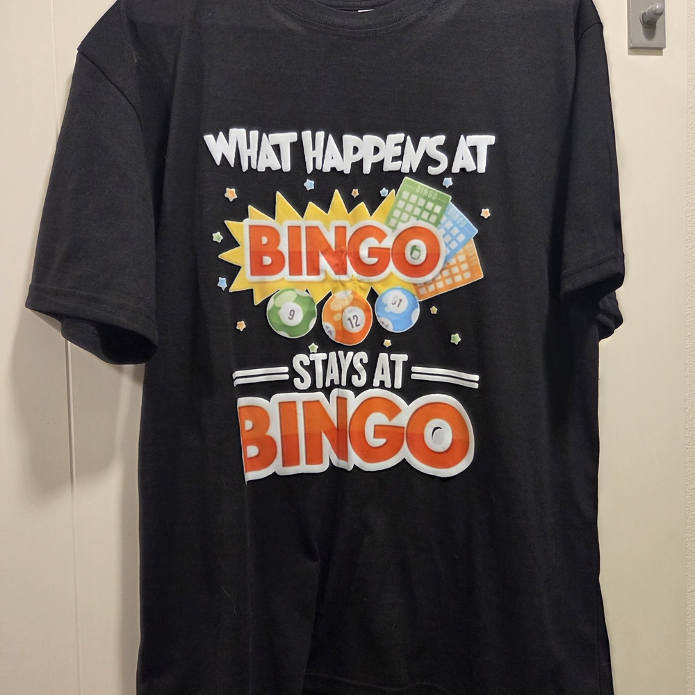 Black Graphic Bingo Short-Sleeve Tee